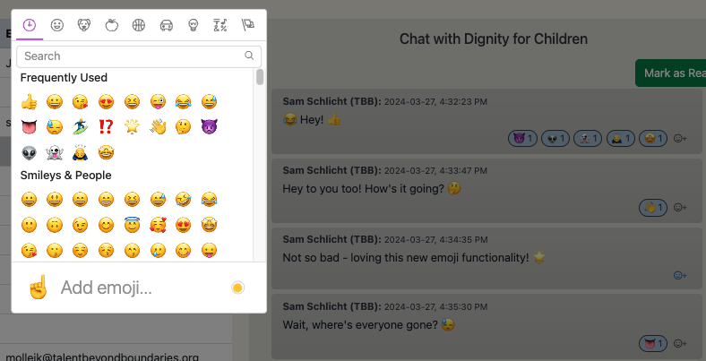 React to Post With Emoji