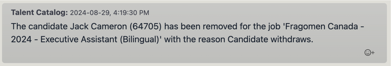 Candidate Registration and Consents