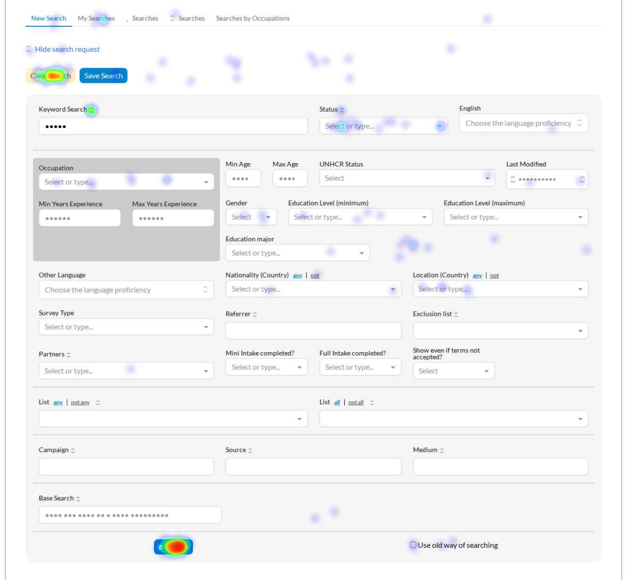 Clarity Heatmap Example