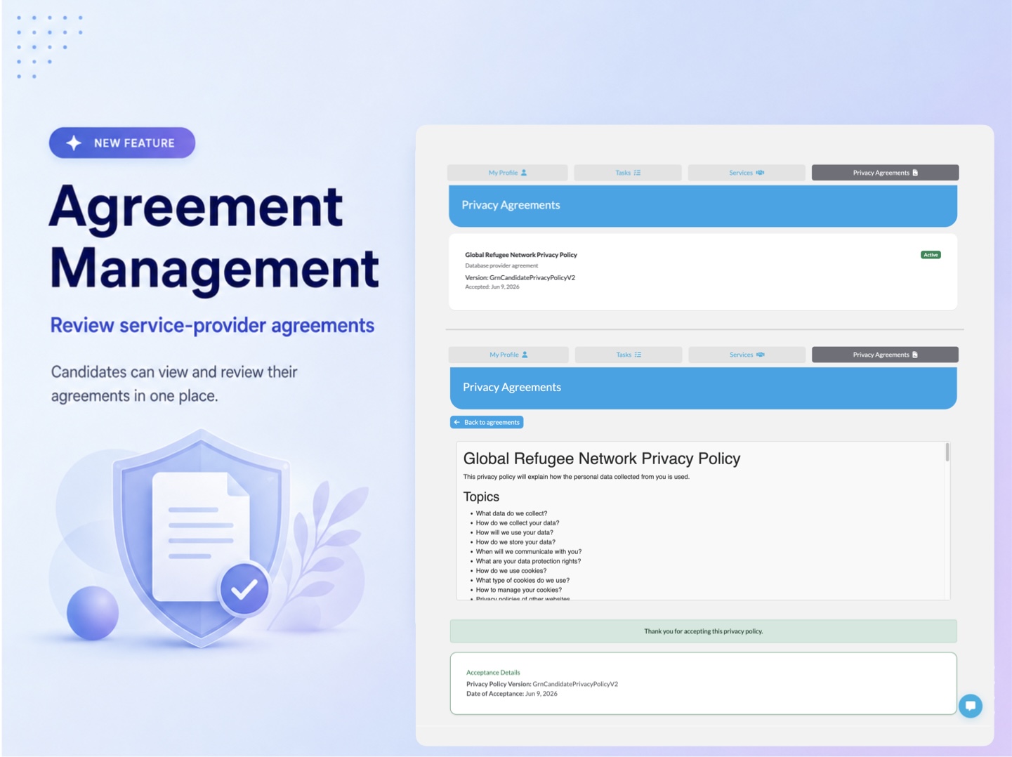 Agreement management